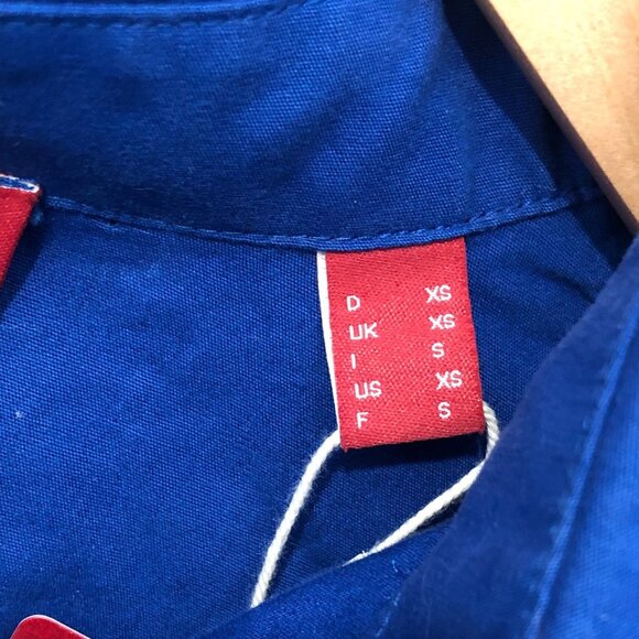 Esprit Buttondown Shirt Womens XS Blue Long Sleeve Collared Casual Button Top - Picture 4 of 5